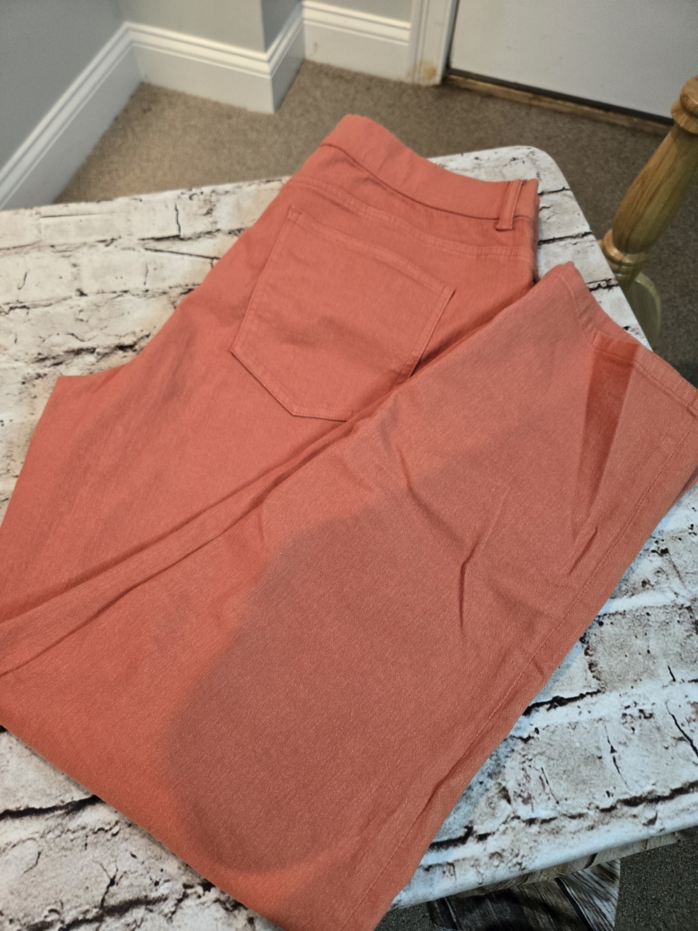 Denim & Co Tall Classic Stretch Ankle Jeans, Terracotta